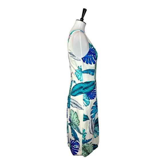 Talulah New Dress Sheath V-neck All of the Stars Jungle Leaf Women’s Size Large - Picture 3 of 11